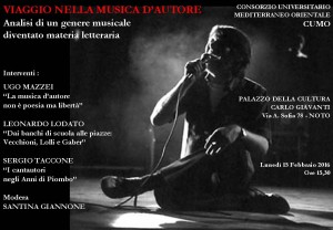 Viaggio nella musica d'autore