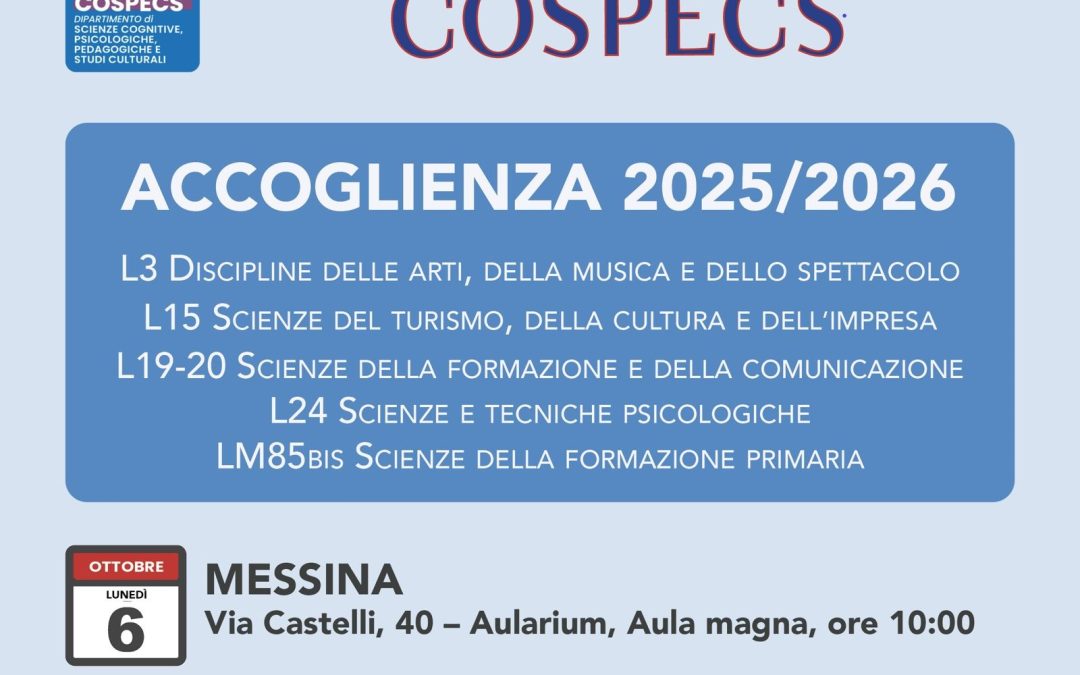 Matricola  Day rinviato a giorno 7 ottobre